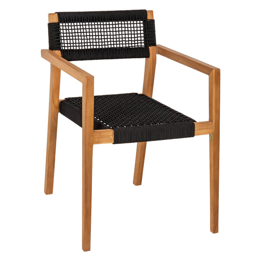 ΠΟΛΥΘΡΟΝΑ CHARLOTTE HM9637.02 ΞΥΛΟ TEAK & ΜΑΥΡΟ ΣΧΟΙΝΙ--B'ΔΙΑΛΟΓΗΣ 59x54x83Y