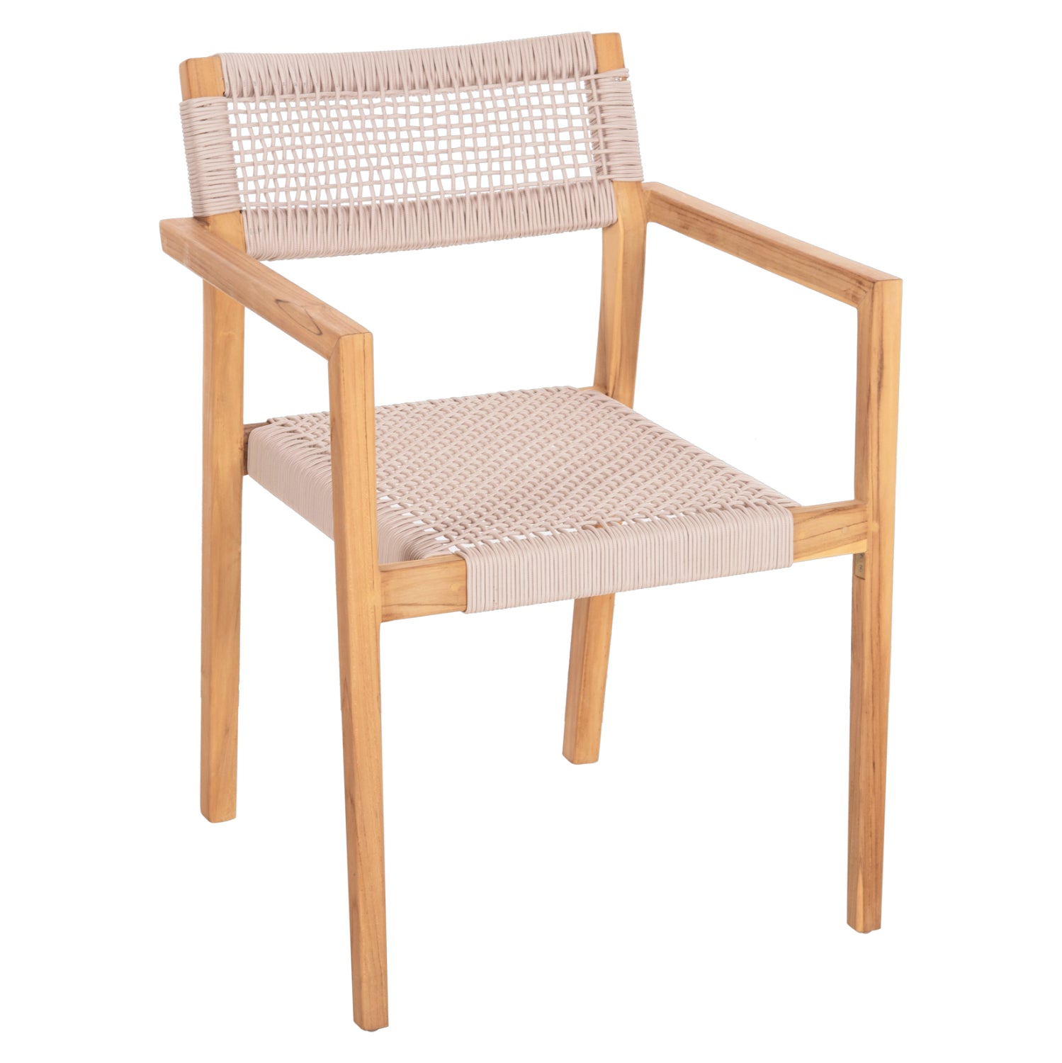 ΠΟΛΥΘΡΟΝΑ CHARLOTTE HM9637.07 ΞΥΛΟ TEAK & ΜΠΕΖ ΣΧΟΙΝΙ--B'ΔΙΑΛΟΓΗΣ 58x61x81Yεκ.