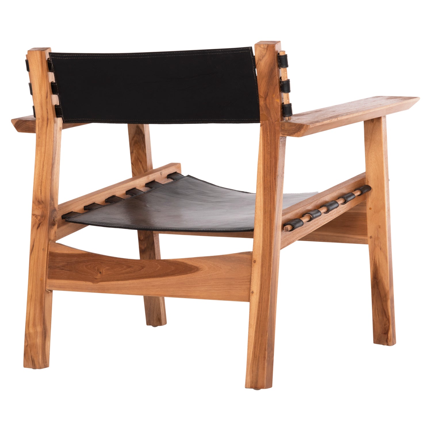 ΠΟΛΥΘΡΟΝΑ KONNA HM9928.01 TEAK ΞΥΛΟ ΣΕ ΦΥΣΙΚΟ-ΔΕΡΜΑ ΑΓΕΛΑΔΟΣ ΣΕ ΜΑΥΡΟ 80x64x73Υεκ.