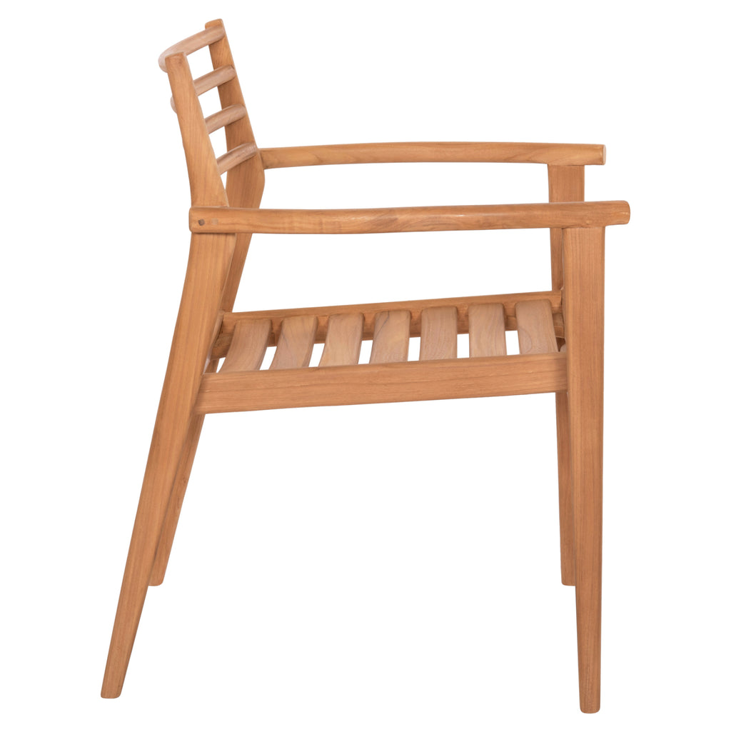 ΠΟΛΥΘΡΟΝΑ MOOSEN HM9936 ΜΑΣΙΦ ΞΥΛΟ TEAK ΣΕ ΦΥΣΙΚΟ 59x60x78,5Υ