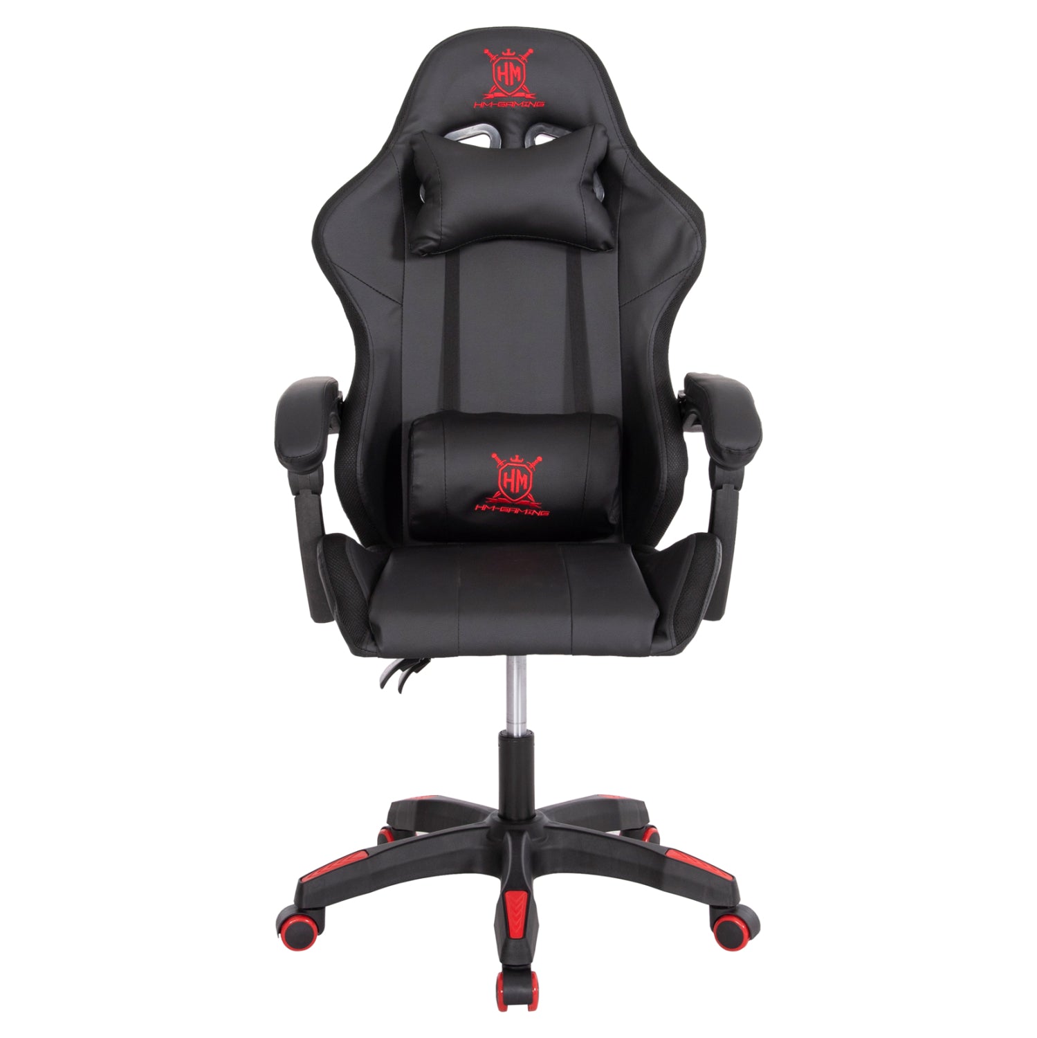 ΠΟΛΥΘΡΟΝΑ GAMING DARREN HM1203.01 ΜΑΥΡΟ-ΚΟΚΚΙΝΟ PVC 58.5x100x120Υεκ.