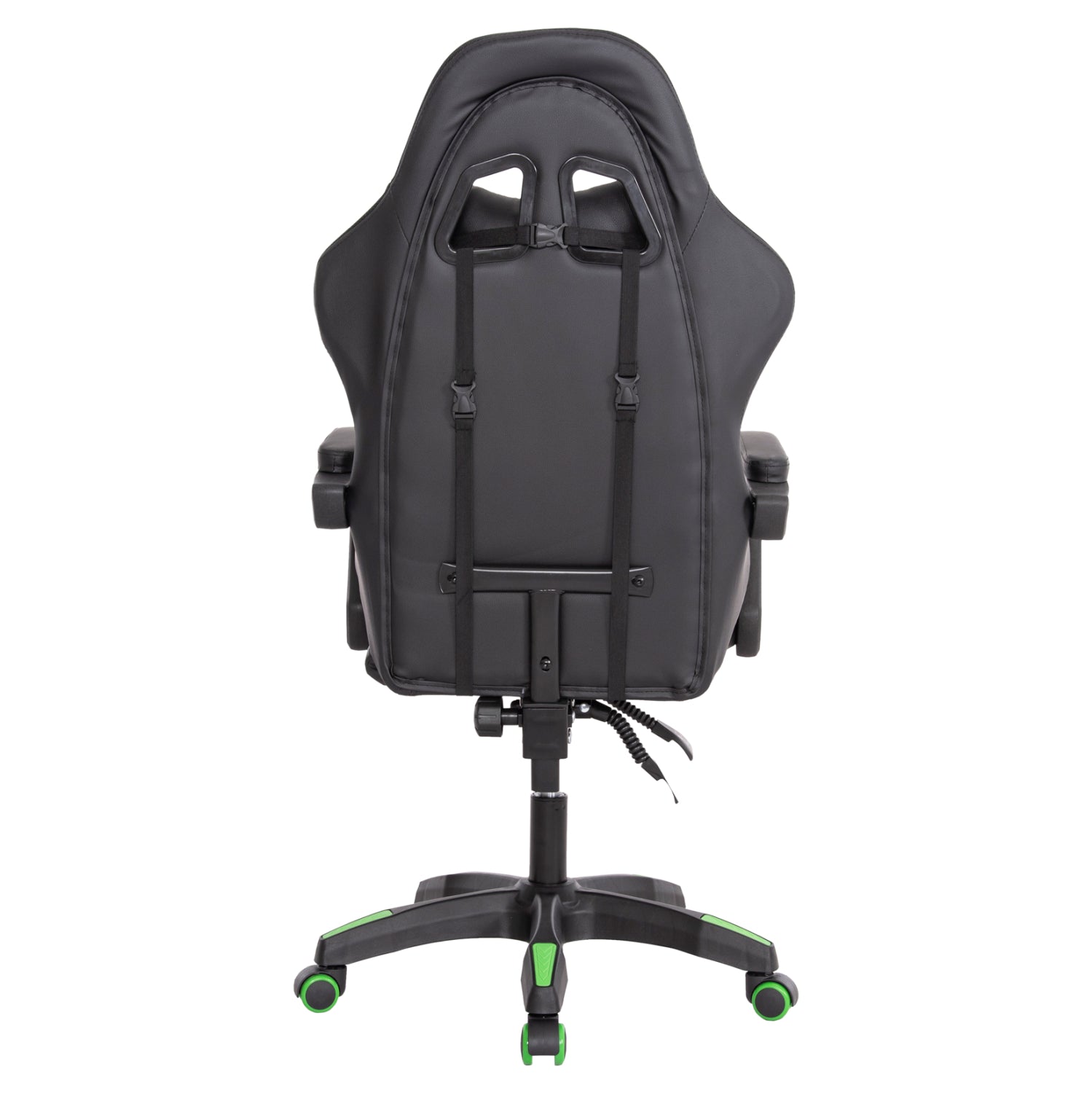 ΠΟΛΥΘΡΟΝΑ GAMING DARREN HM1203.03 ΜΑΥΡΟ-ΠΡΑΣΙΝΟ PVC 58.5x100x120Υεκ.