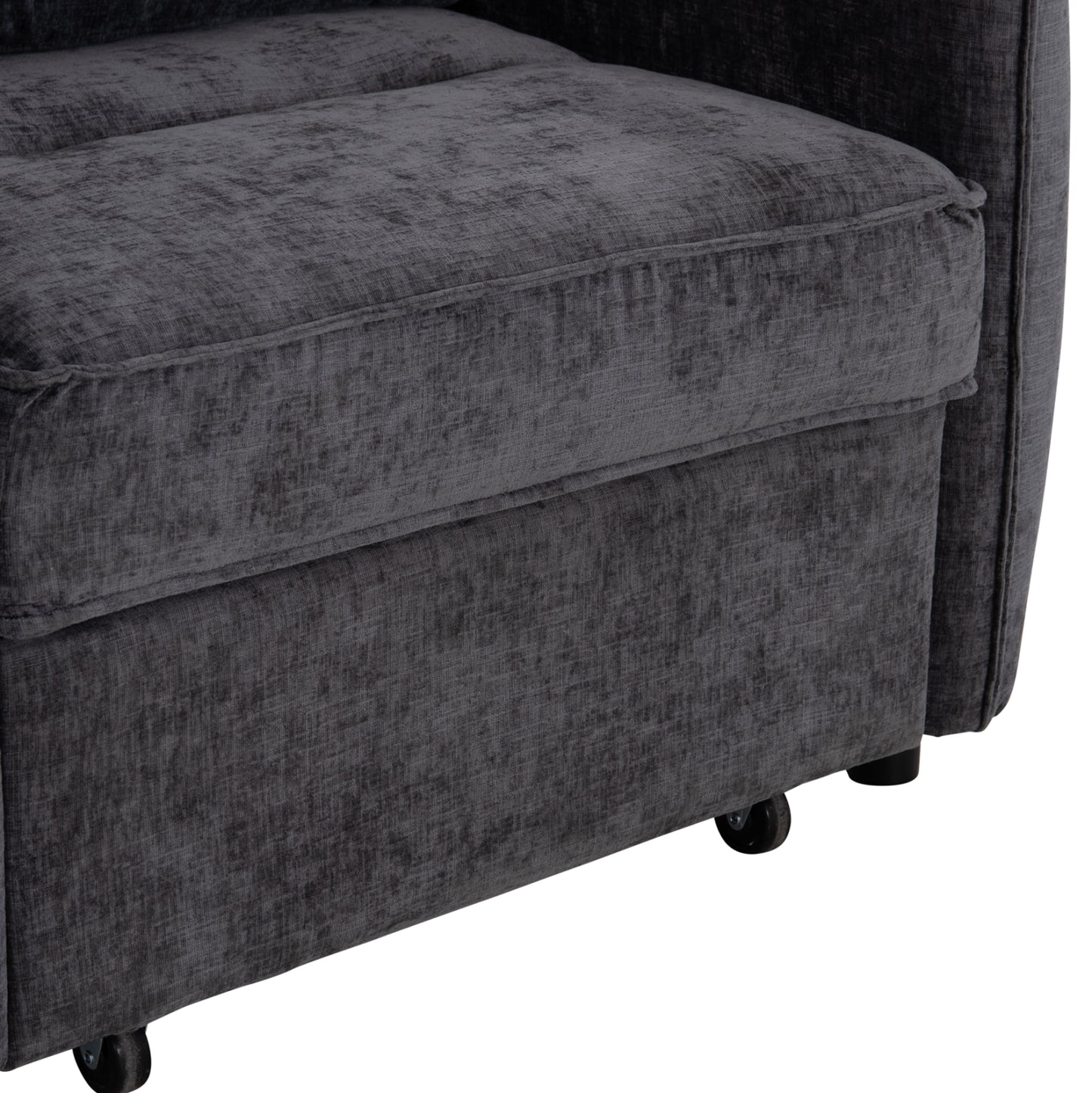 ΠΟΛΥΘΡΟΝΑ-ΚΡΕΒΑΤΙ ORYN HM3307.01 ΓΚΡΙ ΥΦΑΣΜΑ 85x88x78Υεκ.
