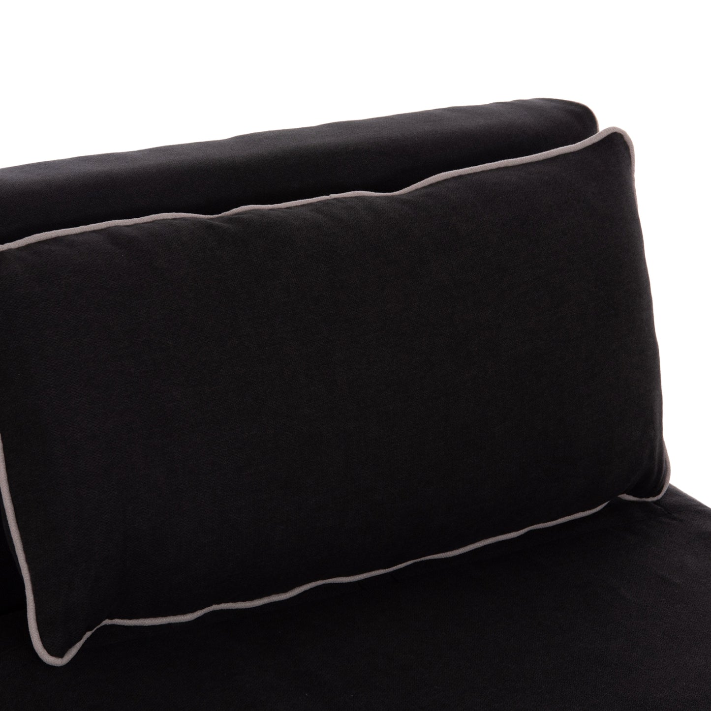 ΠΟΛΥΘΡΟΝΑ ΚΡΕΒΑΤΙ BRAXTON HM8425.03 ΜΑΥΡΟ ΥΦΑΣΜΑ 78x88x78Υεκ.