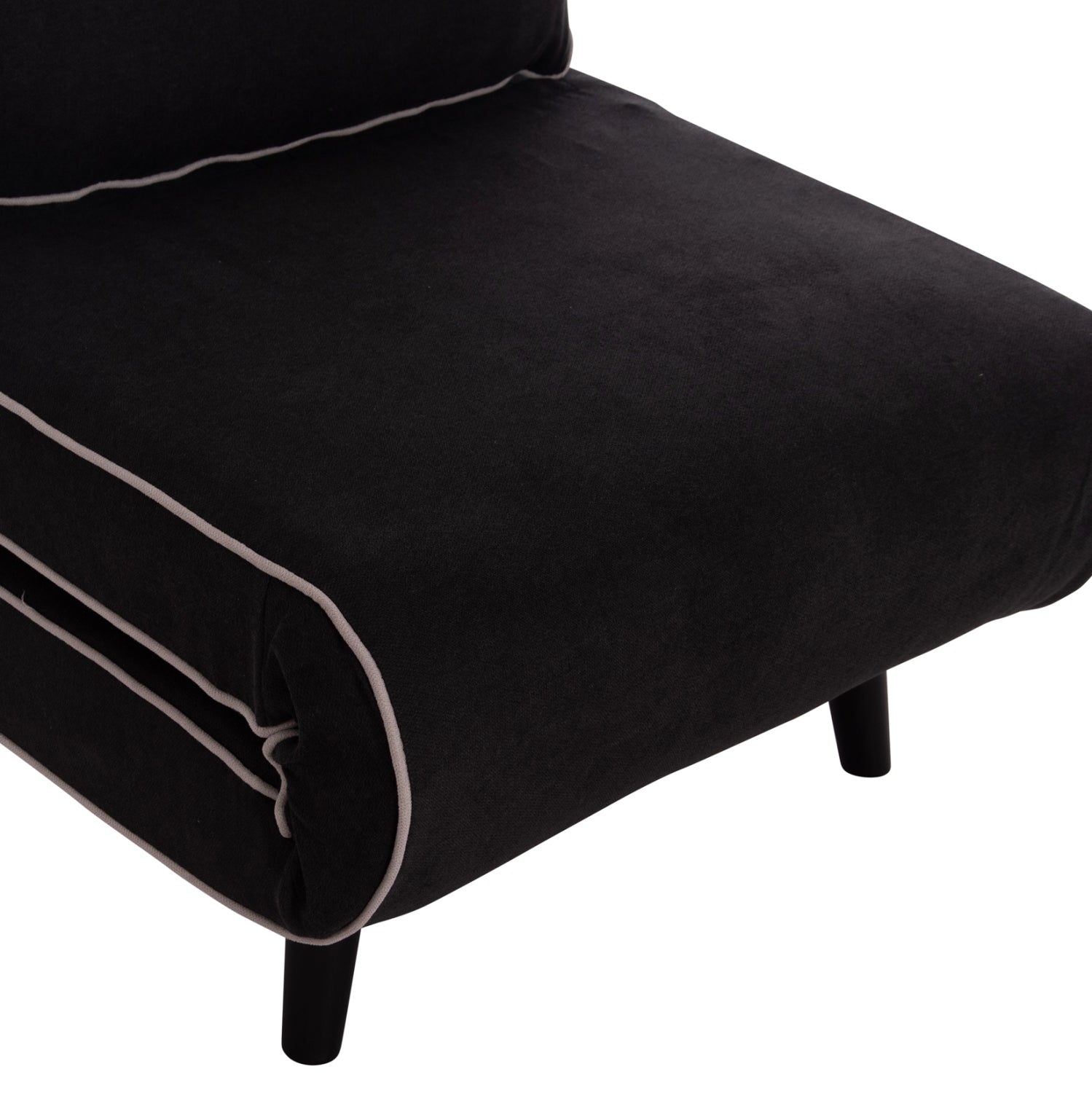 ΠΟΛΥΘΡΟΝΑ ΚΡΕΒΑΤΙ BRAXTON HM8425.03 ΜΑΥΡΟ ΥΦΑΣΜΑ 78x88x78Υεκ.