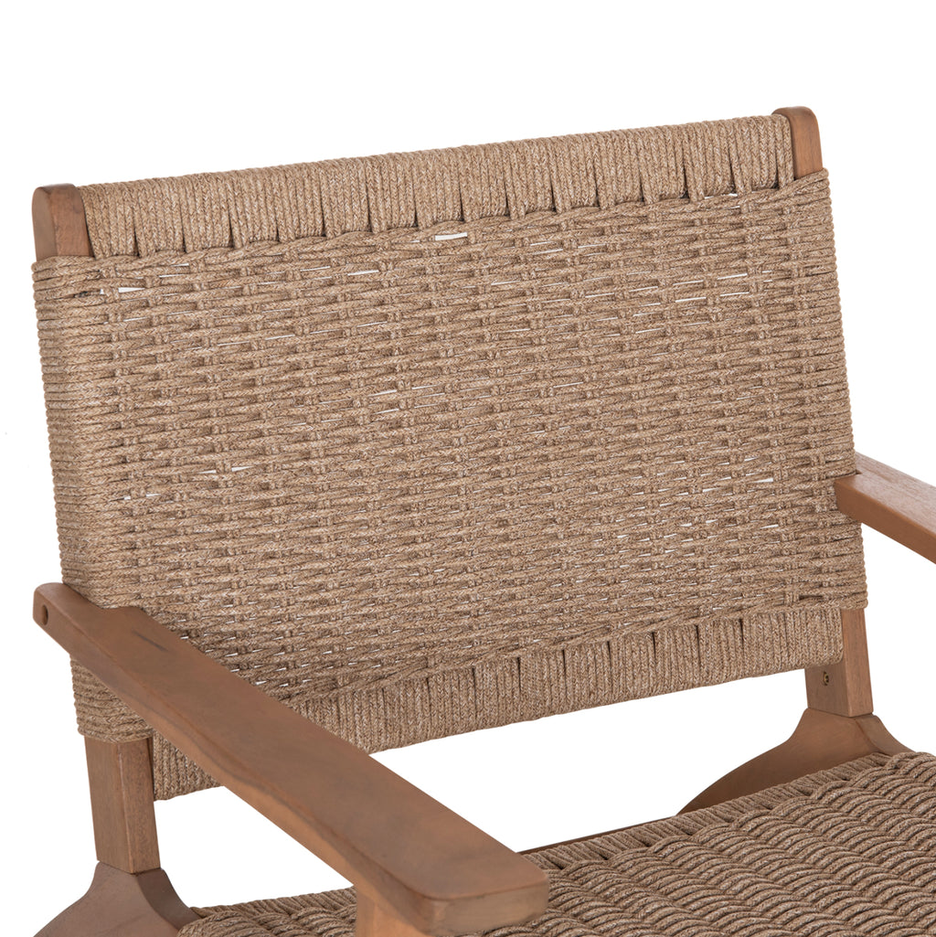 ΠΟΛΥΘΡΟΝΑ LOUNGE MONTER HM6241.01 ΞΥΛΟ ΑΚΑΚΙΑΣ ΦΥΣΙΚΟ-ΣΧΟΙΝΙ ΜΠΕΖ 63.5x60x69Υεκ