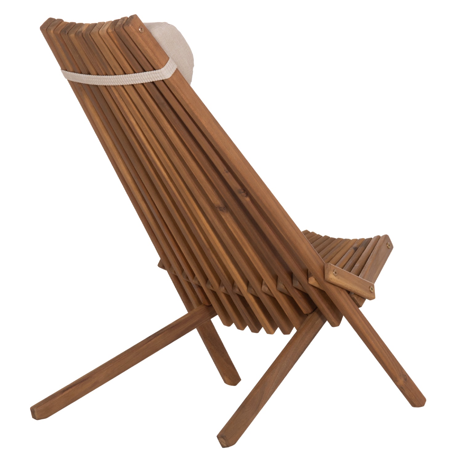 ΠΟΛΥΘΡΟΝΑ LOUNGE ΜΕ ΜΑΞΙΛΑΡΑΚΙ ΠΤΥΣΣΟΜΕΝΗ SHIGAN HM6530 ΞΥΛΟ ΑΚΑΚΙΑΣ 56.5x83x87Υεκ