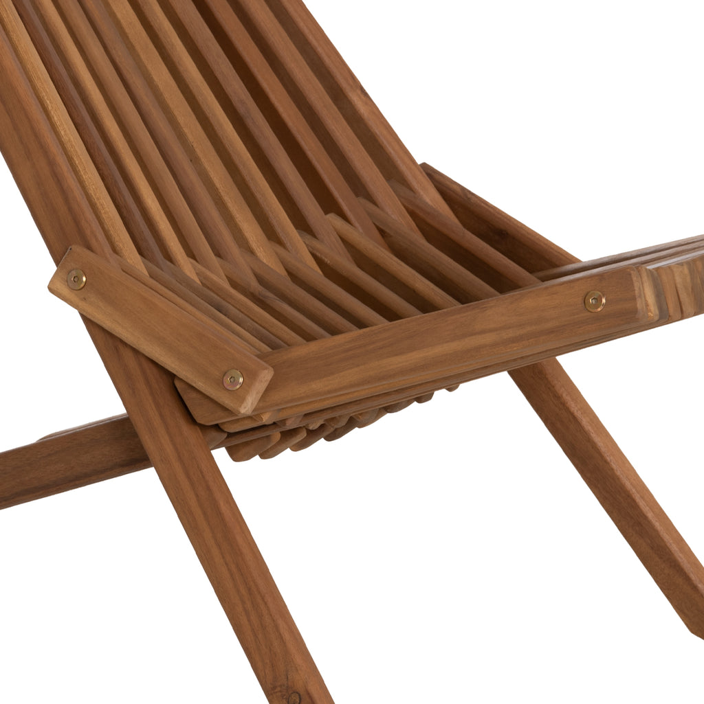 ΠΟΛΥΘΡΟΝΑ LOUNGE ΜΕ ΜΑΞΙΛΑΡΑΚΙ ΠΤΥΣΣΟΜΕΝΗ SHIGAN HM6530 ΞΥΛΟ ΑΚΑΚΙΑΣ 56.5x83x87Υεκ