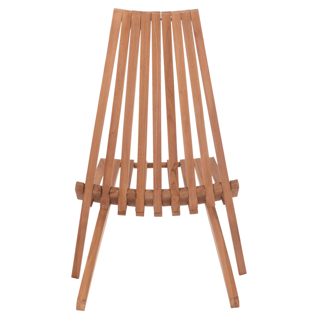 ΠΟΛΥΘΡΟΝΑ LOUNGE ΠΤΥΣΣΟΜΕΝΗ SHIGAO HM18112 ΞΥΛΟ TEAK--ΦΥΣΙΚΟ 61x88.5x89Υεκ.