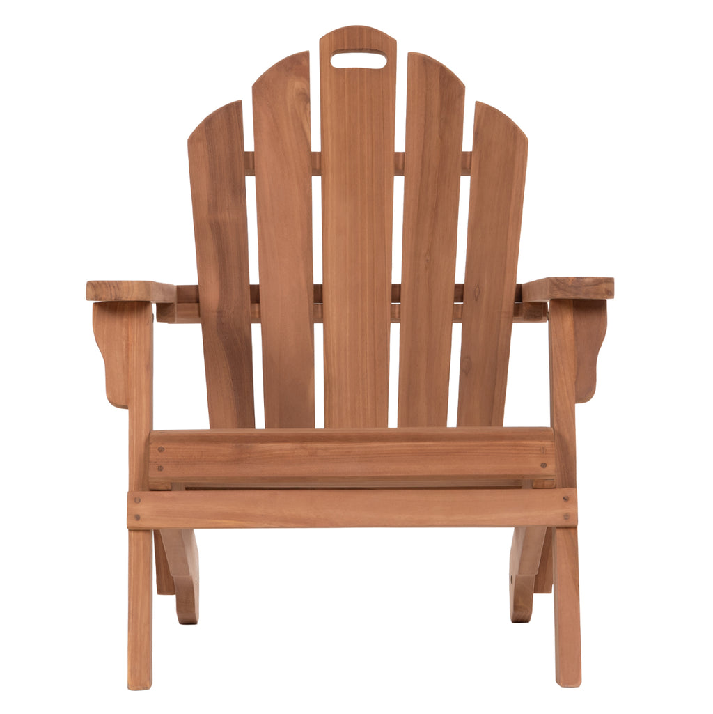 ΠΟΛΥΘΡΟΝΑ LOUNGE ΠΤΥΣΣΟΜΕΝΗ SKALL HM6619 ΞΥΛΟ TEAK ΦΥΣΙΚΟ 70.5x85x92Υεκ.