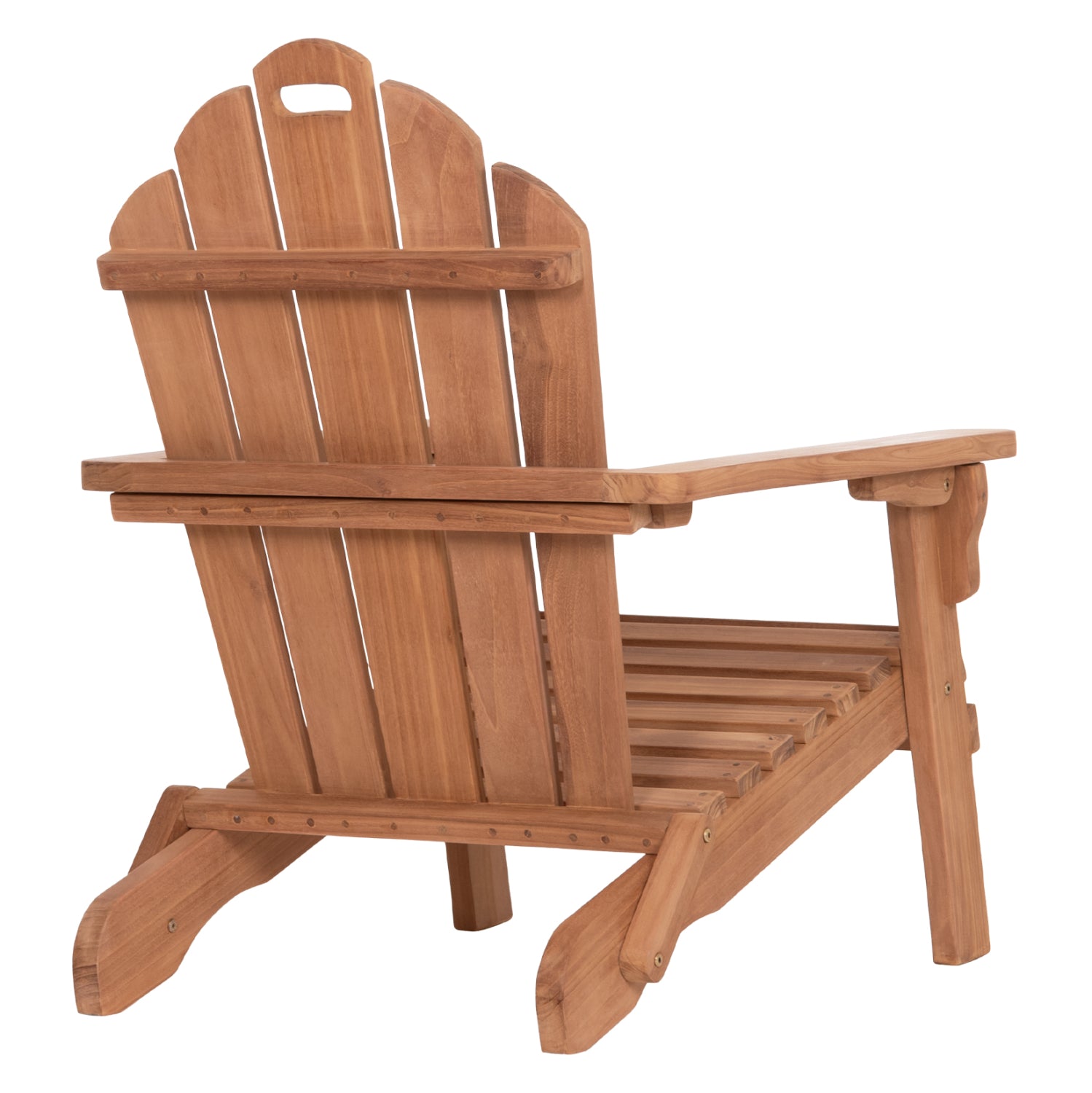 ΠΟΛΥΘΡΟΝΑ LOUNGE ΠΤΥΣΣΟΜΕΝΗ SKALL HM6619 ΞΥΛΟ TEAK ΦΥΣΙΚΟ 70.5x85x92Υεκ.