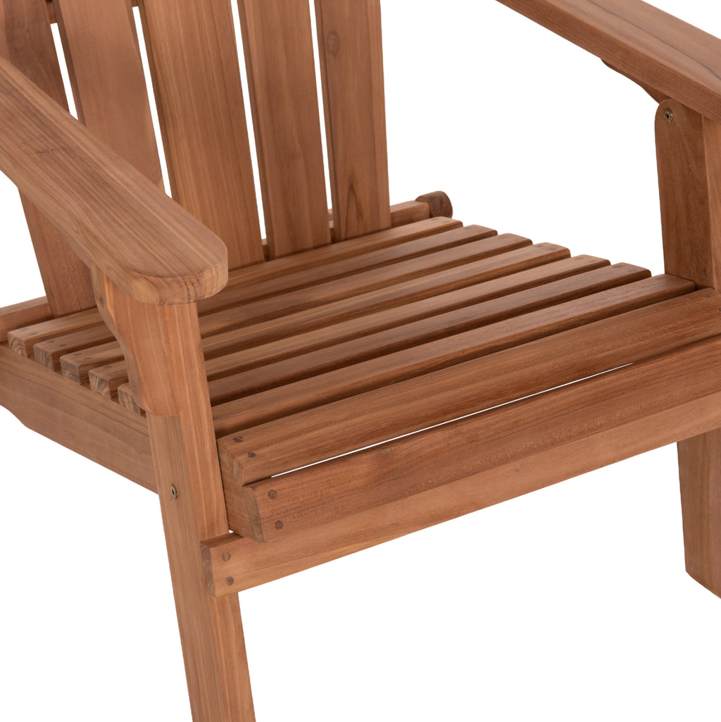 ΠΟΛΥΘΡΟΝΑ LOUNGE ΠΤΥΣΣΟΜΕΝΗ SKALL HM6619 ΞΥΛΟ TEAK ΦΥΣΙΚΟ 70.5x85x92Υεκ.