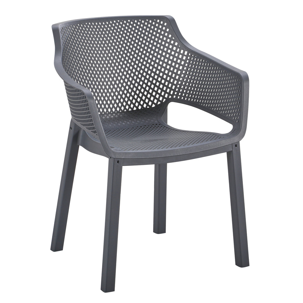 ΠΟΛΥΘΡΟΝΑ ΠΟΛΥΠΡΟΠΥΛΕΝΙΟΥ PEGGY HM6368.10 ΓΚΡΙ 60x55x79Υεκ