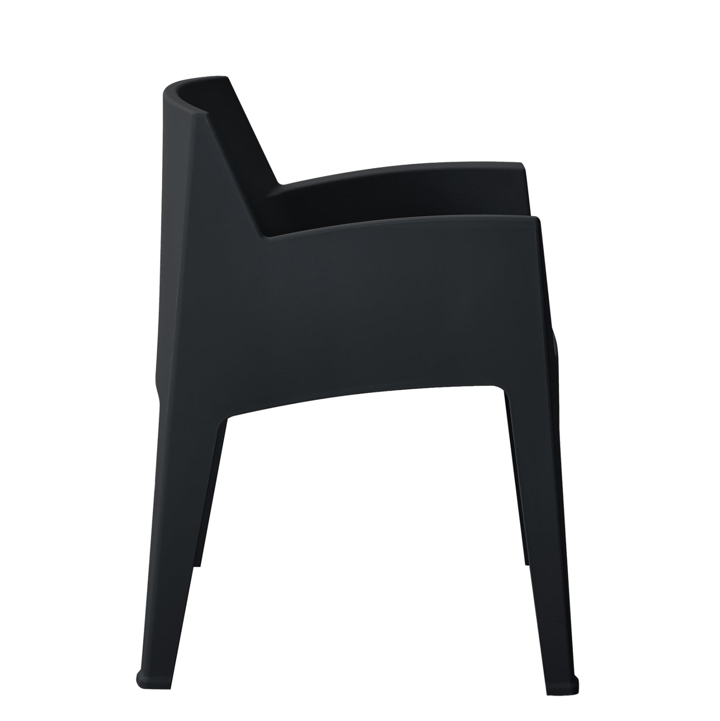 ΠΟΛΥΘΡΟΝΑ ΠΟΛΥΠΡΟΠΥΛΕΝΙΟΥ SLEEK HM6370.02 ΜΑΥΡΗ 68x63x82,5Υεκ.