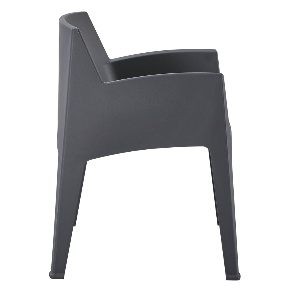 ΠΟΛΥΘΡΟΝΑ ΠΟΛΥΠΡΟΠΥΛΕΝΙΟΥ SLEEK HM6370.10 ΓΚΡΙ 68x63x82,5Υεκ.
