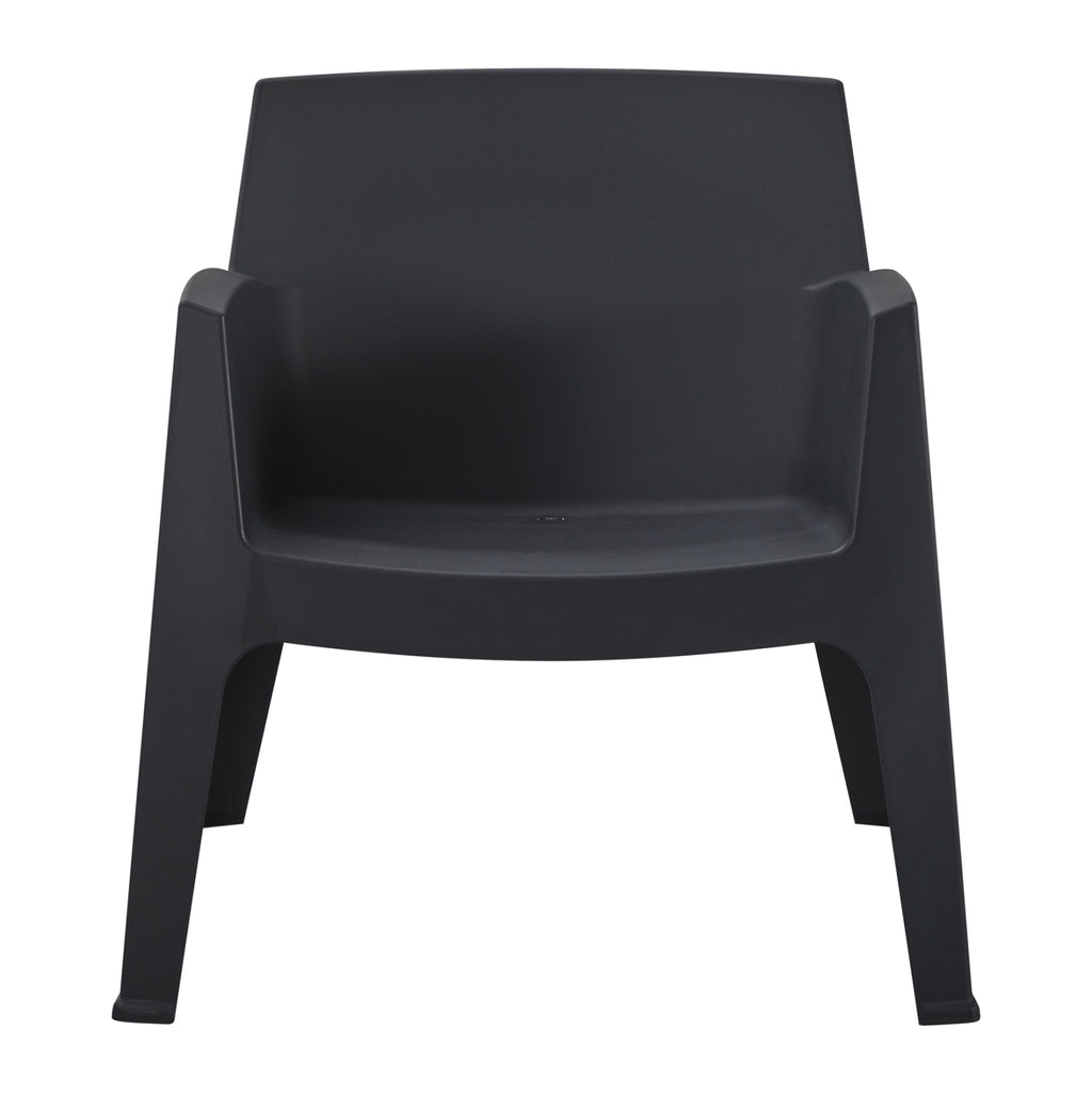 ΠΟΛΥΘΡΟΝΑ ΠΟΛΥΠΡΟΠΥΛΕΝΙΟΥ LOUNGE SLEEK HM6365.02 ΜΑΥΡΟ 62x68x73Υεκ.