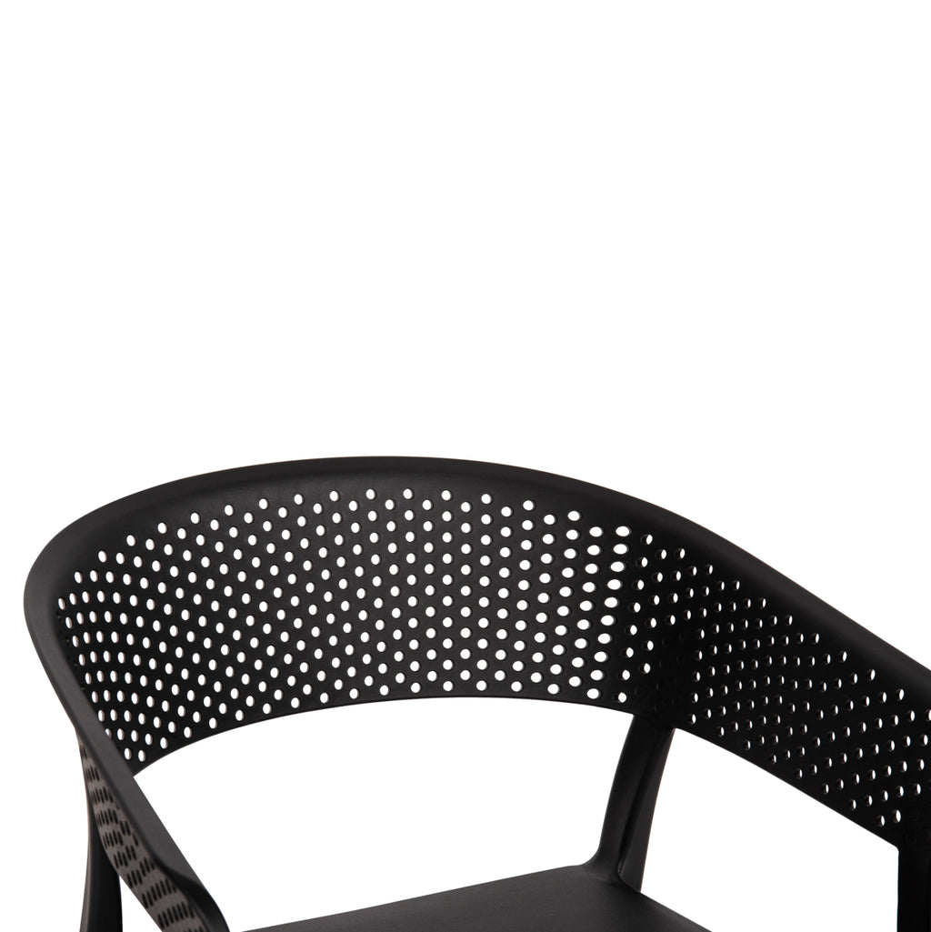 ΠΟΛΥΘΡΟΝΑ ΠΟΛΥΠΡΟΠΥΛΕΝΙΟΥ PERFOE HM5941.02 ΜΑΥΡΗ 56x50x73Υ εκ.
