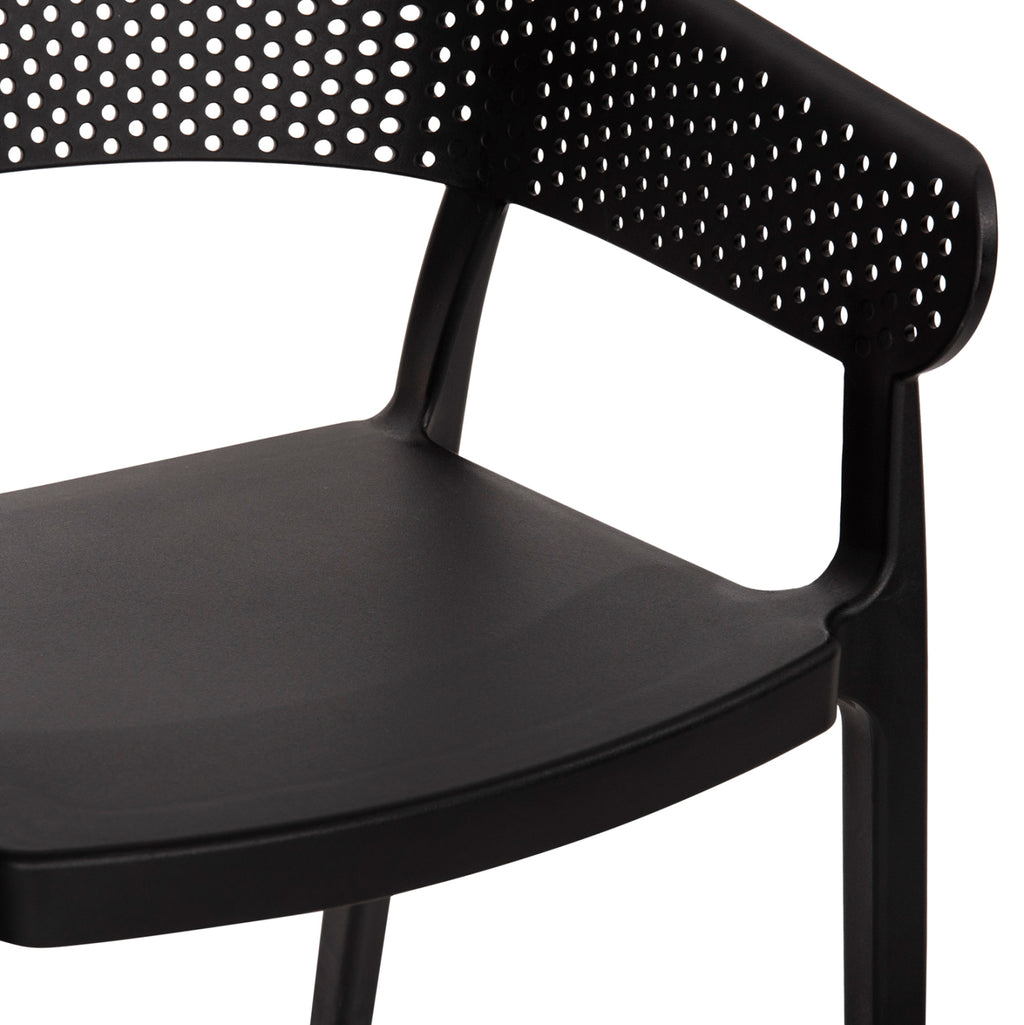 ΠΟΛΥΘΡΟΝΑ ΠΟΛΥΠΡΟΠΥΛΕΝΙΟΥ PERFOE HM5941.02 ΜΑΥΡΗ 56x50x73Υ εκ.