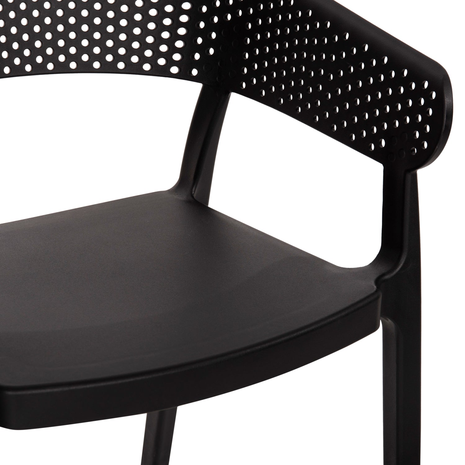 ΠΟΛΥΘΡΟΝΑ ΠΟΛΥΠΡΟΠΥΛΕΝΙΟΥ PERFOE HM5941.02 ΜΑΥΡΗ 56x50x73Υ εκ.