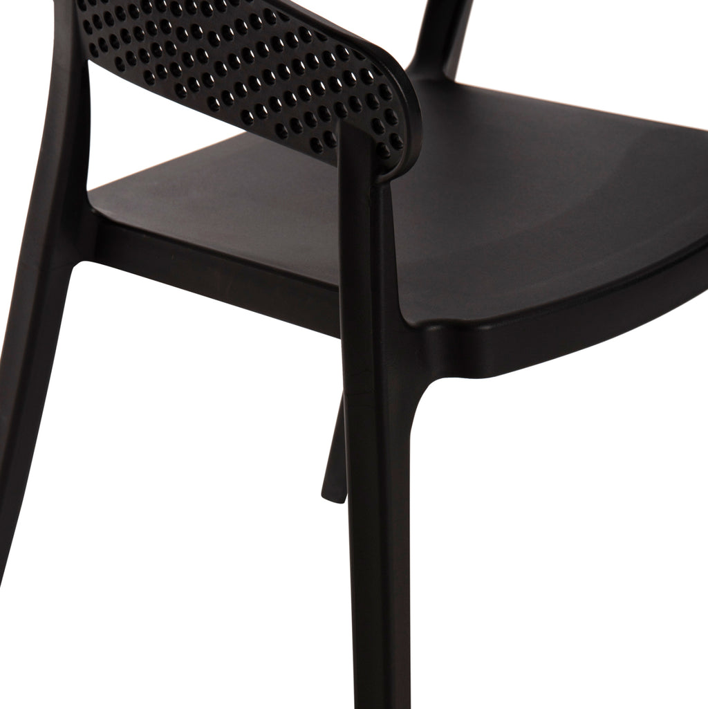 ΠΟΛΥΘΡΟΝΑ ΠΟΛΥΠΡΟΠΥΛΕΝΙΟΥ PERFOE HM5941.02 ΜΑΥΡΗ 56x50x73Υ εκ.