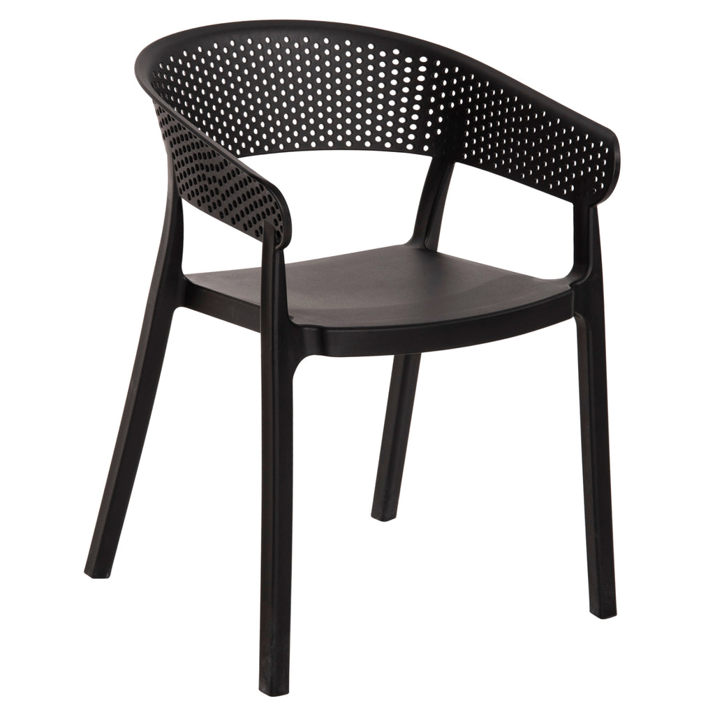 ΠΟΛΥΘΡΟΝΑ ΠΟΛΥΠΡΟΠΥΛΕΝΙΟΥ PERFOE HM5941.02 ΜΑΥΡΗ 56x50x73Υ εκ.