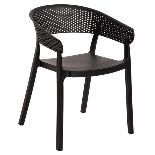 ΠΟΛΥΘΡΟΝΑ ΠΟΛΥΠΡΟΠΥΛΕΝΙΟΥ PERFOE HM5941.02 ΜΑΥΡΗ 56x50x73Υ εκ.