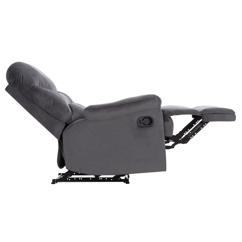 ΠΟΛΥΘΡΟΝΑ RELAX BRAYLEN HM3298.01 ΓΚΡΙ ΒΕΛΟΥΔΟ 85x90x95Υεκ.