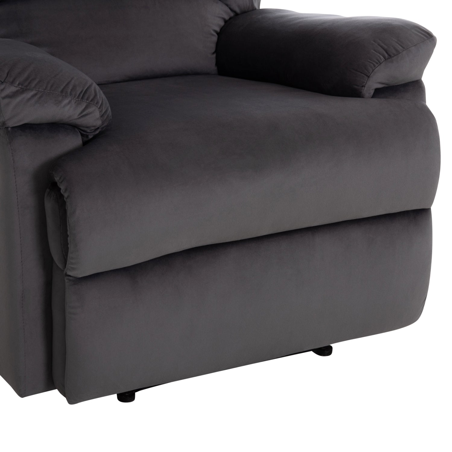 ΠΟΛΥΘΡΟΝΑ RELAX BRAYLEN HM3298.01 ΓΚΡΙ ΒΕΛΟΥΔΟ 85x90x95Υεκ.