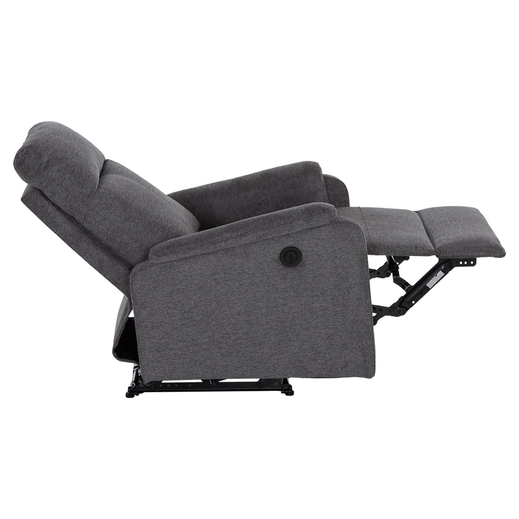 ΠΟΛΥΘΡΟΝΑ RELAX ΜΕ ΗΛΕΚΤΡΙΚΗ ΑΝΑΚΛΙΣΗ SYNTHIA HM3309.03 ΓΚΡΙ ΥΦΑΣΜΑ 75x86x100Yεκ