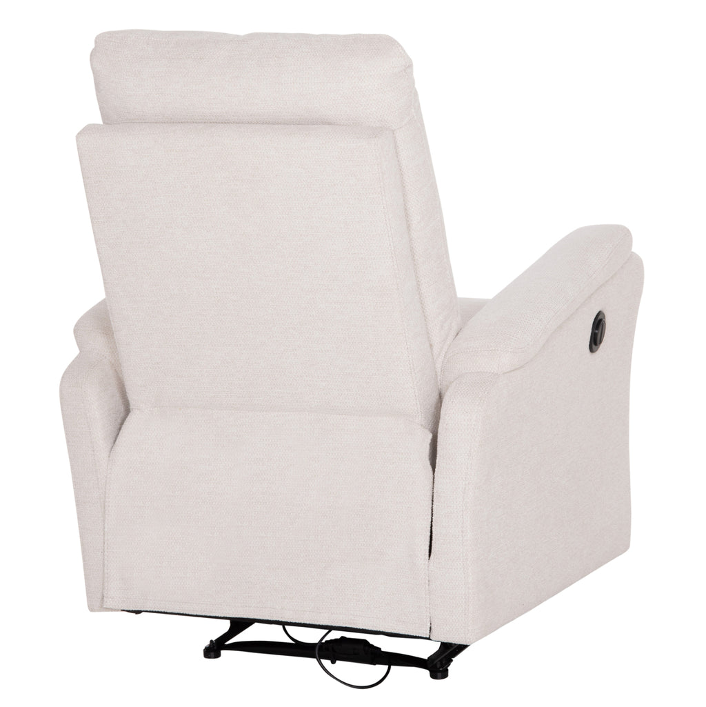 ΠΟΛΥΘΡΟΝΑ RELAX ΜΕ ΗΛΕΚΤΡΙΚΗ ΑΝΑΚΛΙΣΗ SYNTHIA HM3309.01 ΜΠΕΖ ΥΦΑΣΜΑ 75x86x100Yεκ