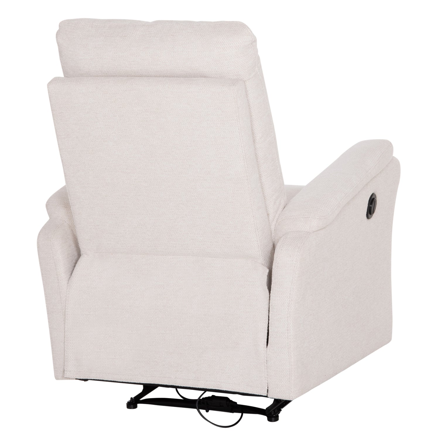 ΠΟΛΥΘΡΟΝΑ RELAX ΜΕ ΗΛΕΚΤΡΙΚΗ ΑΝΑΚΛΙΣΗ SYNTHIA HM3309.01 ΜΠΕΖ ΥΦΑΣΜΑ 75x86x100Yεκ