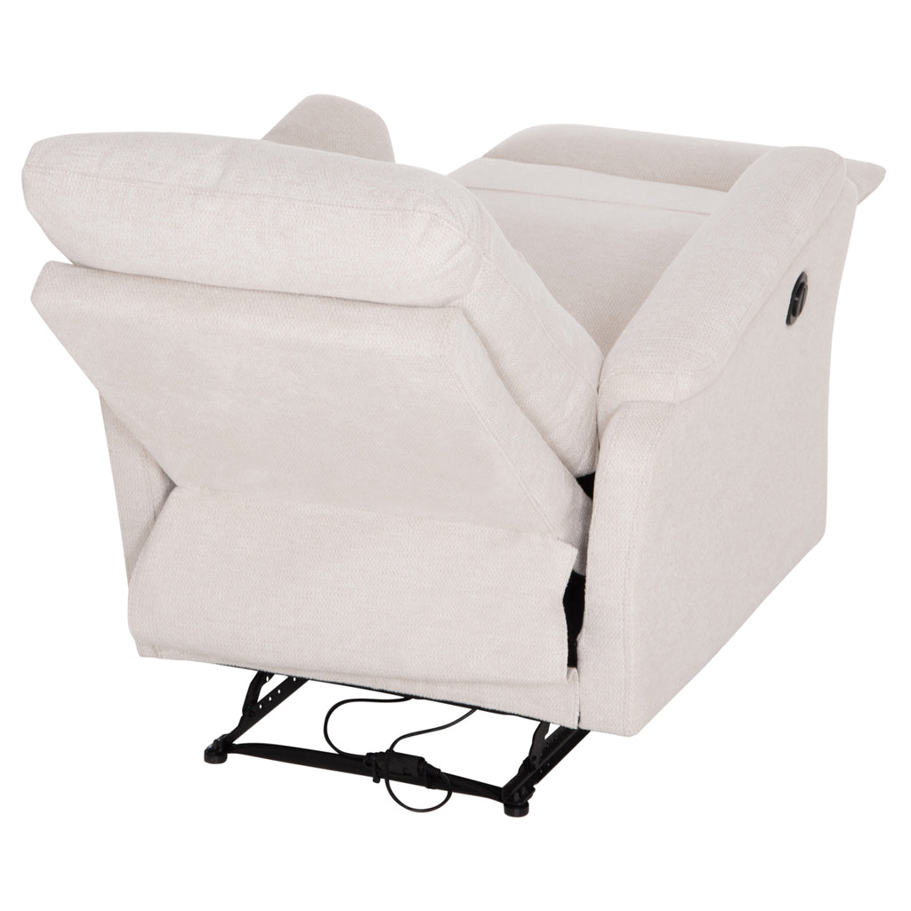 ΠΟΛΥΘΡΟΝΑ RELAX ΜΕ ΗΛΕΚΤΡΙΚΗ ΑΝΑΚΛΙΣΗ SYNTHIA HM3309.01 ΜΠΕΖ ΥΦΑΣΜΑ 75x86x100Yεκ