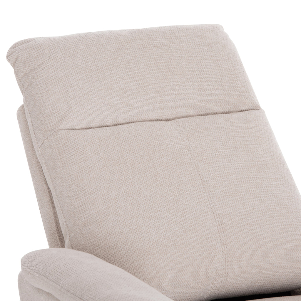 ΠΟΛΥΘΡΟΝΑ RELAX ΜΕ ΗΛΕΚΤΡΙΚΗ ΑΝΑΚΛΙΣΗ SYNTHIA HM3309.01 ΜΠΕΖ ΥΦΑΣΜΑ 75x86x100Yεκ