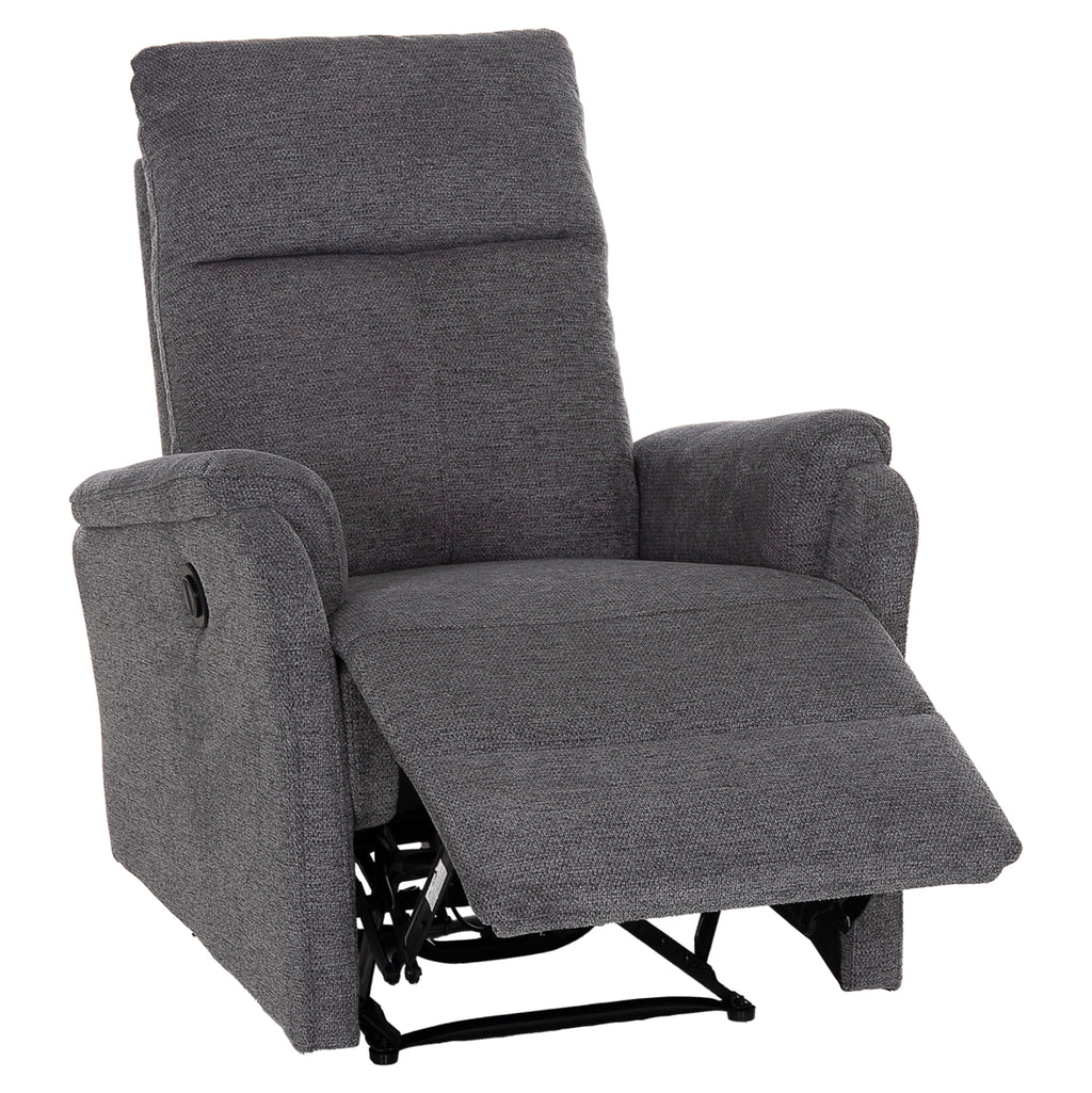 ΠΟΛΥΘΡΟΝΑ RELAX ΜΕ ΗΛΕΚΤΡΙΚΗ ΑΝΑΚΛΙΣΗ SYNTHIA HM3309.03 ΓΚΡΙ ΥΦΑΣΜΑ 75x86x100Yεκ