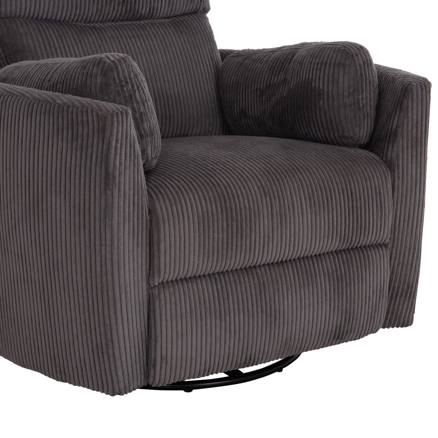 ΠΟΛΥΘΡΟΝΑ ΘΗΛΑΣΜΟΥ/RELAX VELMORA HM3300.01 ΓΚΡΙ ΚΟΤΛΕ ΥΦΑΣΜΑ 100x90x100Υεκ