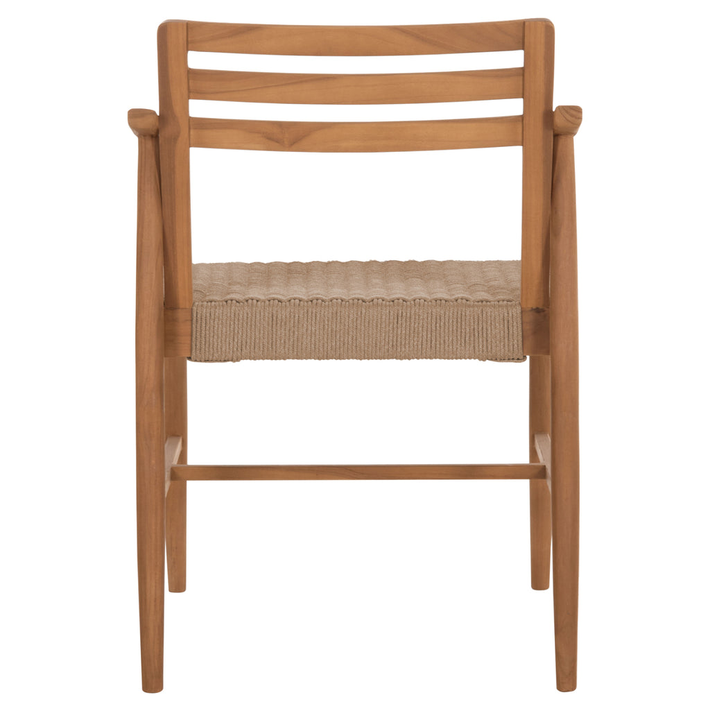 ΠΟΛΥΘΡΟΝΑ ΤΡΑΠΕΖΑΡΙΑΣ ROBIN HM18351 ΞΥΛΟ TEAK & ΣΧΟΙΝΙ VIRO ΦΥΣΙΚΟ 53,5x60x78Υεκ