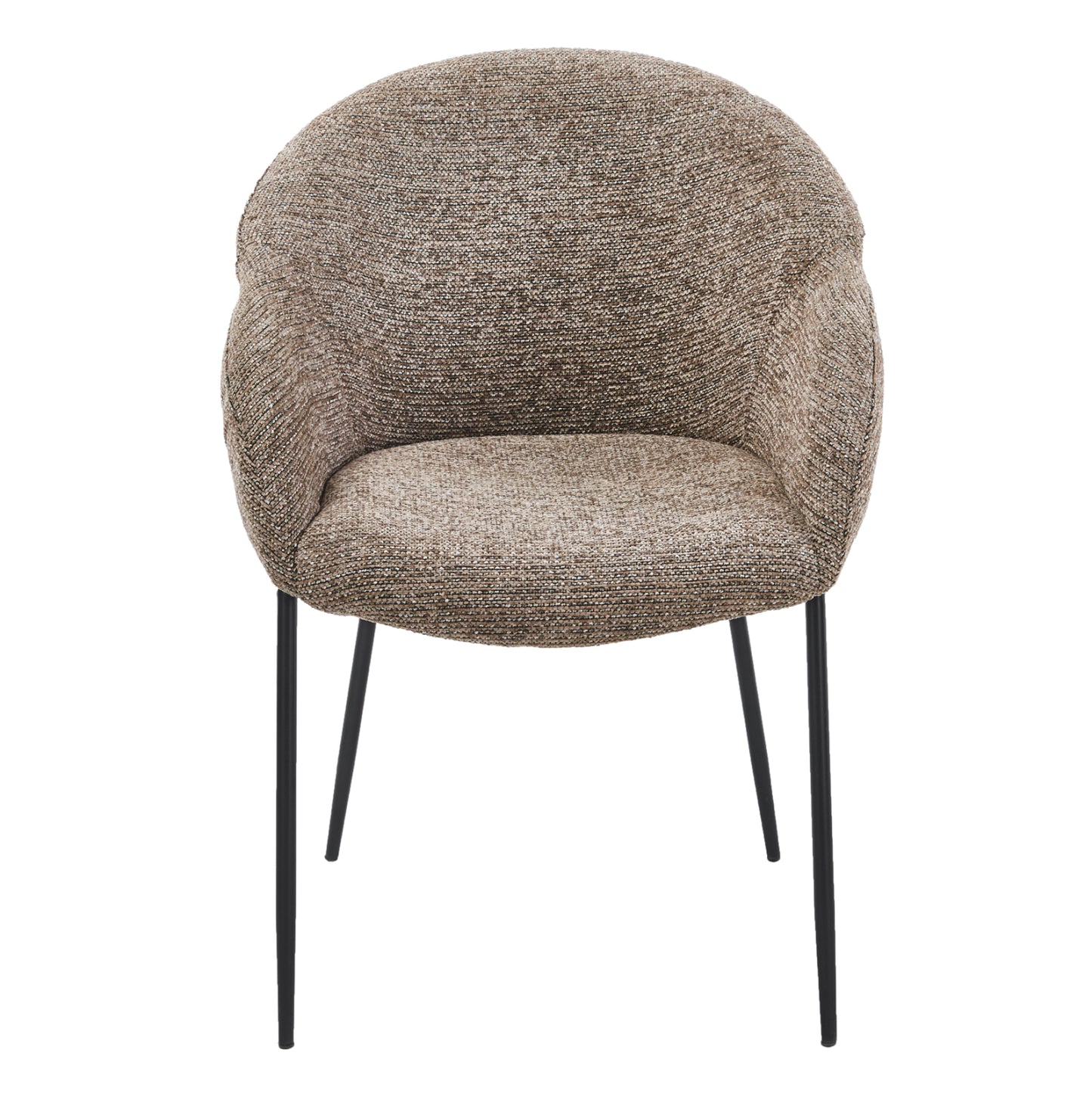 ΠΟΛΥΘΡΟΝΑ ΤΡΑΠΕΖΑΡΙΑΣ DRENNY HM18424.03 TAUPE ΥΦΑΣΜΑ-ΜΕΤΑΛ.ΜΑΥΡΑ ΠΟΔΙΑ 62x63x85Υεκ