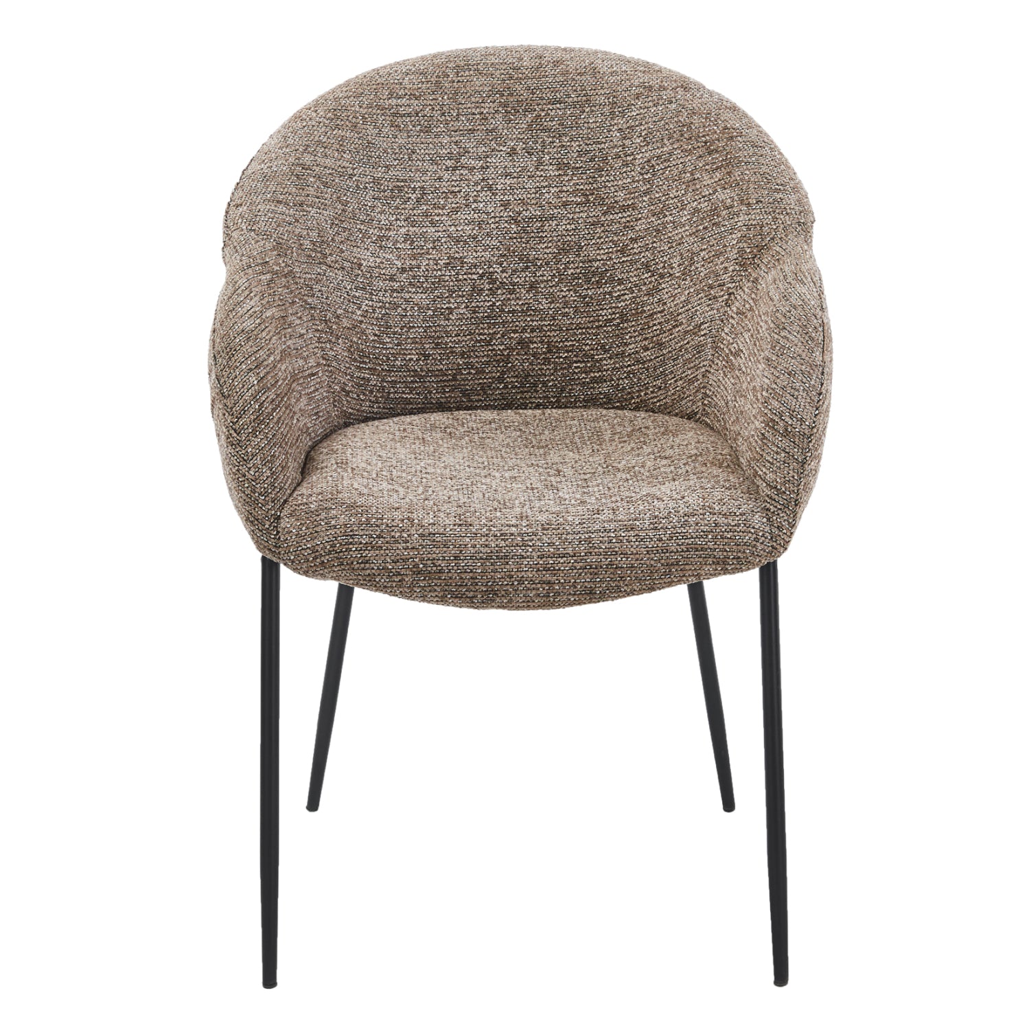 ΠΟΛΥΘΡΟΝΑ ΤΡΑΠΕΖΑΡΙΑΣ DRENNY HM18424.03 TAUPE ΥΦΑΣΜΑ-ΜΕΤΑΛ.ΜΑΥΡΑ ΠΟΔΙΑ 62x63x85Υεκ