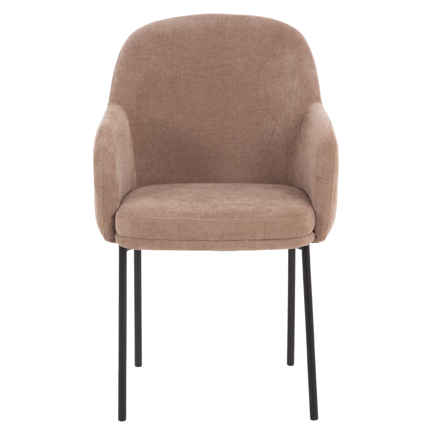 ΠΟΛΥΘΡΟΝΑ ΤΡΑΠΕΖΑΡΙΑΣ MANIDO HM18429.03 TAUPE ΥΦΑΣΜΑ-ΜΕΤΑΛ.ΜΑΥΡΑ ΠΟΔΙΑ 54x61x87Υεκ