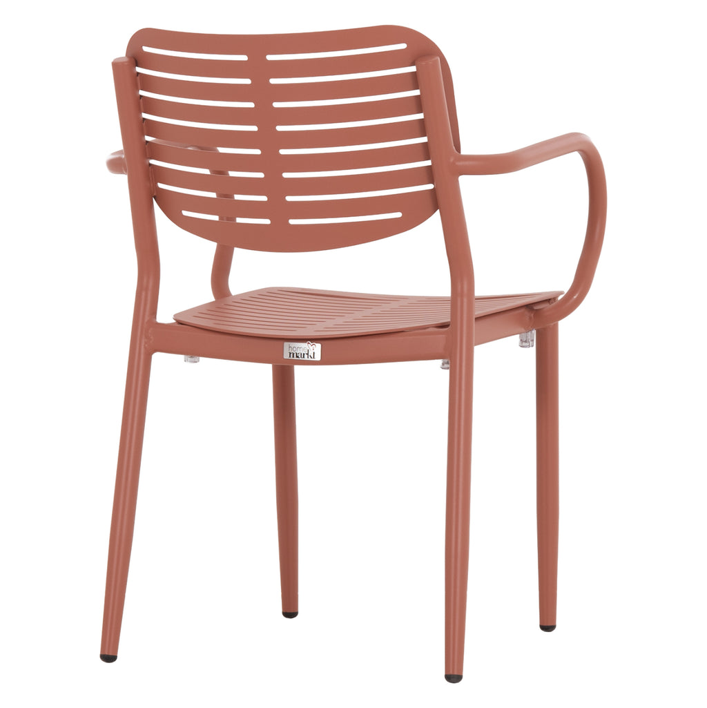 ΠΟΛΥΘΡΟΝΑ ΤΡΑΠΕΖΑΡΙΑΣ HILLIARD HM6644.08 ΑΛΟΥΜΙΝΙΟ ΣΕ TERRACOTTA 58x52x78Υεκ