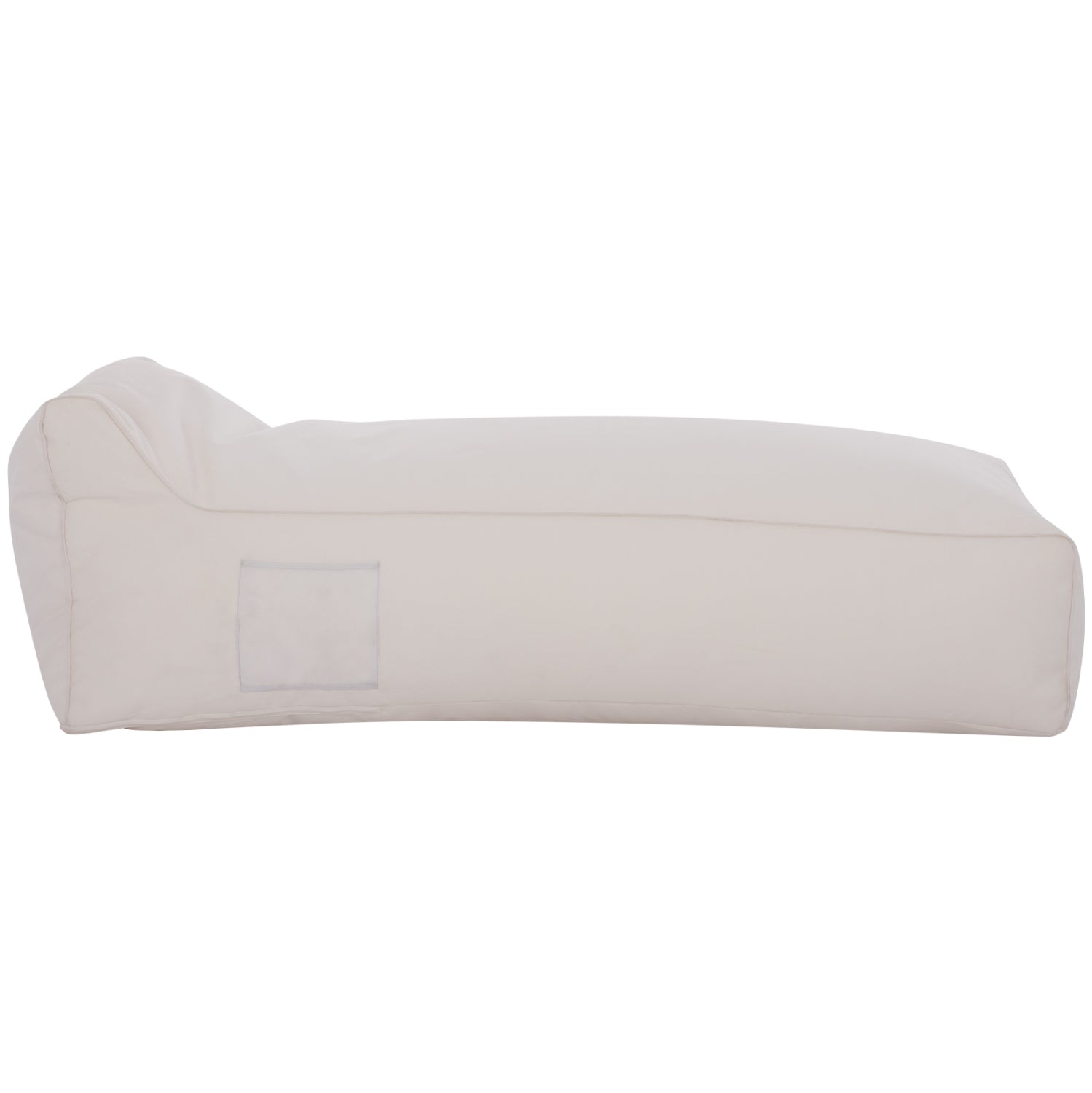 ΠΟΥΦ ΞΑΠΛΩΣΤΡΑ WADELIN HM5774.11 ΜΕ TEXTILENE ΛΕΥΚΟ 190x80x40-60Υ εκ.