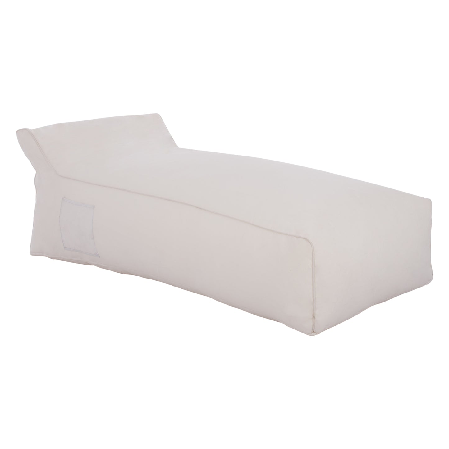 ΠΟΥΦ ΞΑΠΛΩΣΤΡΑ WADELIN HM5774.11 ΜΕ TEXTILENE ΛΕΥΚΟ 190x80x40-60Υ εκ.