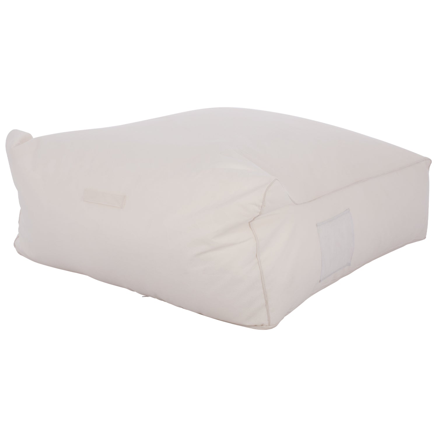 ΠΟΥΦ YAMIN 2ΑΤΟΜΩΝ ΜΕ TEXTILENE 600gr/m2 2X1 ΛΕΥΚΟ HM5773.11 140x140x40-60Υεκ.