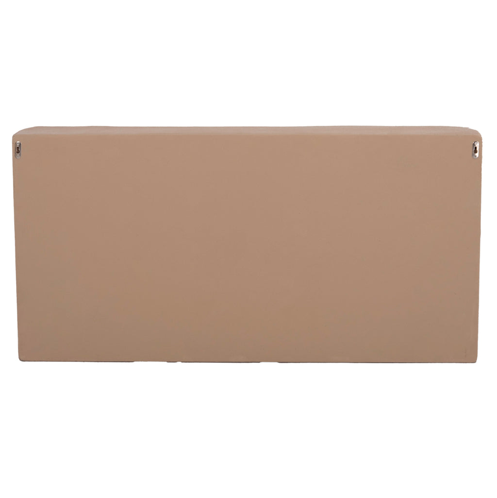 ΡΑΦΙ ΤΟΙΧΟΥ ΣΕΙΡΑ SANTORINI HM18063.02 MDF ΣΕ ΚΑΦΕ 120x18x60Υεκ.