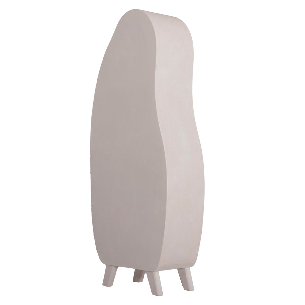 ΡΑΦΙΕΡΑ ΣΕΙΡΑ SANTORINI HM18067 MDF ΣΕ ΥΠΟΛΕΥΚΟ ΧΡΩΜΑ 80x38x196Υεκ.