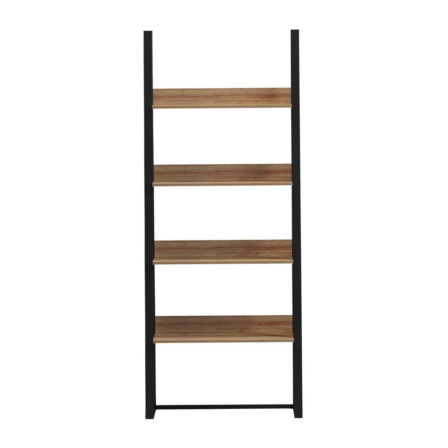 ΡΑΦΙΕΡΑ IZABEL HM18376.01 ΜΕΤΑΛΛΟ--ΜΕΛΑΜΙΝΗ ΣΕ OAK 75x36x185Υεκ.