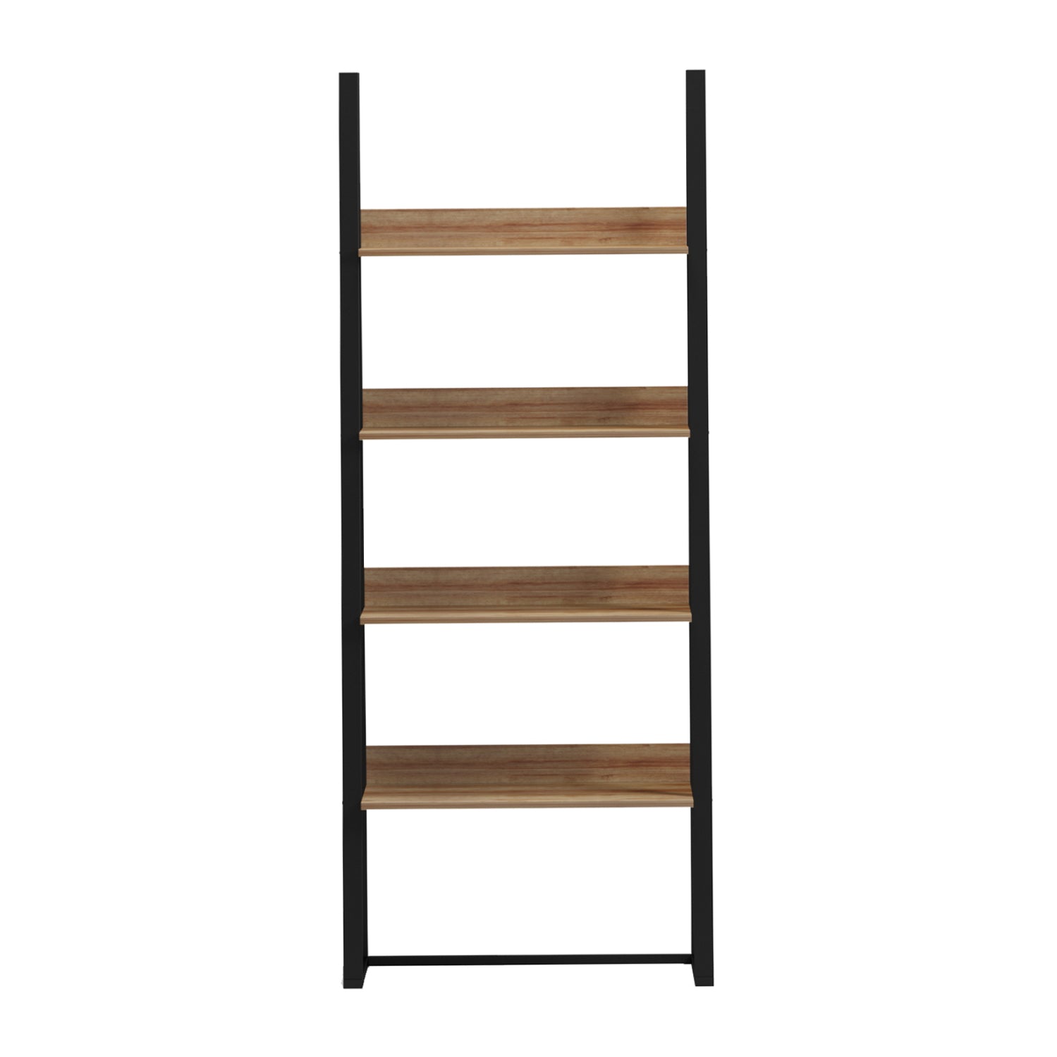 ΡΑΦΙΕΡΑ IZABEL HM18376.01 ΜΕΤΑΛΛΟ--ΜΕΛΑΜΙΝΗ ΣΕ OAK 75x36x185Υεκ.