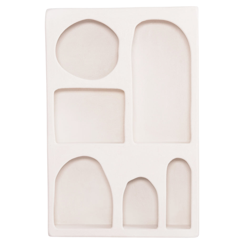 ΡΑΦΙΕΡΑ-ΚΟΜΜΟ ΣΕΙΡΑ SANTORINI HM18059 MDF ΣΕ ΥΠΟΛΕΥΚΟ 80x18x120Υεκ.
