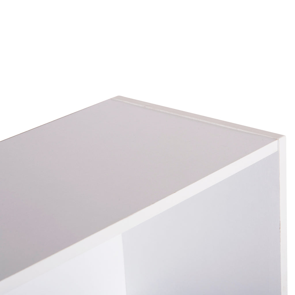 ΡΑΦΙΕΡΑ ΤΟΙΧΟΥ CUBICON HM9941.01 ΛΕΥΚΗ ΜΕΛΑΜΙΝΗ 38,5x23,5x80Υεκ.