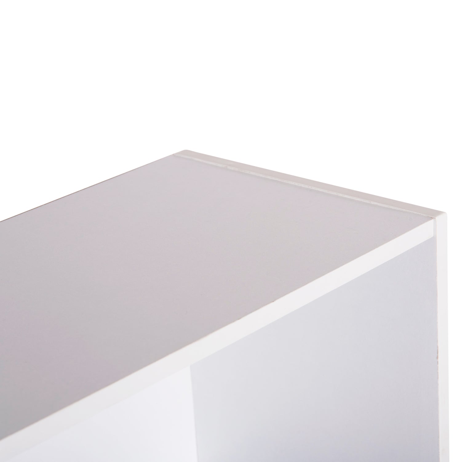 ΡΑΦΙΕΡΑ ΤΟΙΧΟΥ CUBICON HM9941.01 ΛΕΥΚΗ ΜΕΛΑΜΙΝΗ 38,5x23,5x80Υεκ.